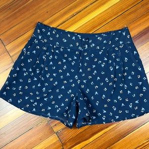 LC Lauren Conrad Floral Print Shorts